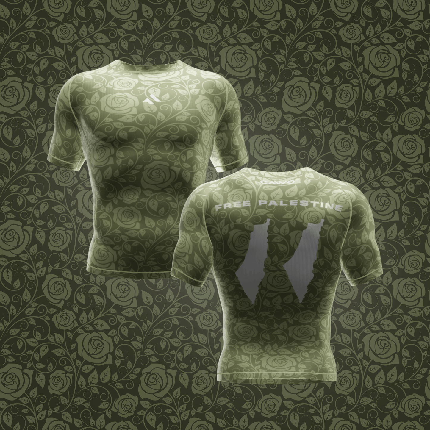 RASHGUARD "FREE PALESTINE"