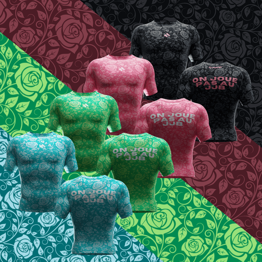 RASHGUARD "ON JOUE PAS AU JJB"