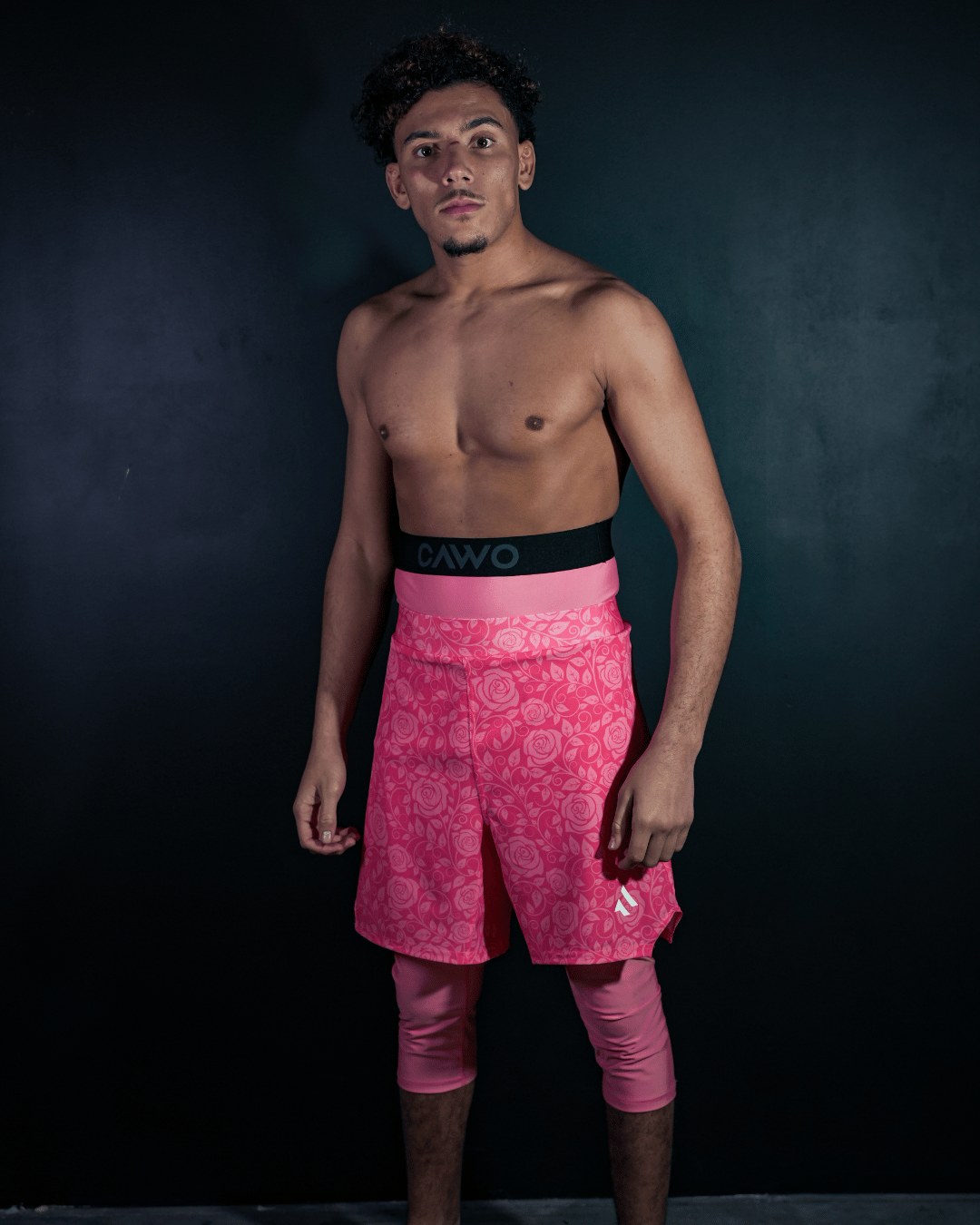 SHORT CAWO® ROSE FLORAL