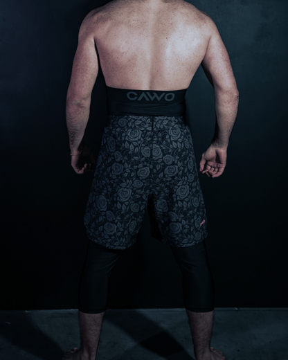 SHORT CAWO® NOIR FLORAL