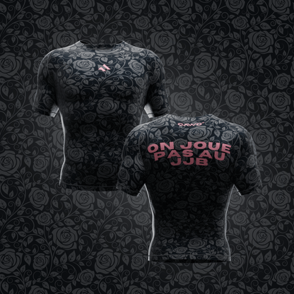 RASHGUARD "ON JOUE PAS AU JJB"