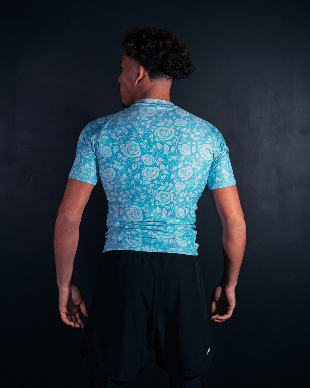 RASHGUARD BLEU FLORAL