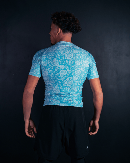 RASHGUARD BLEU FLORAL